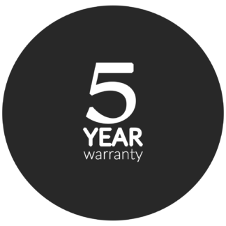 5 year warranty
